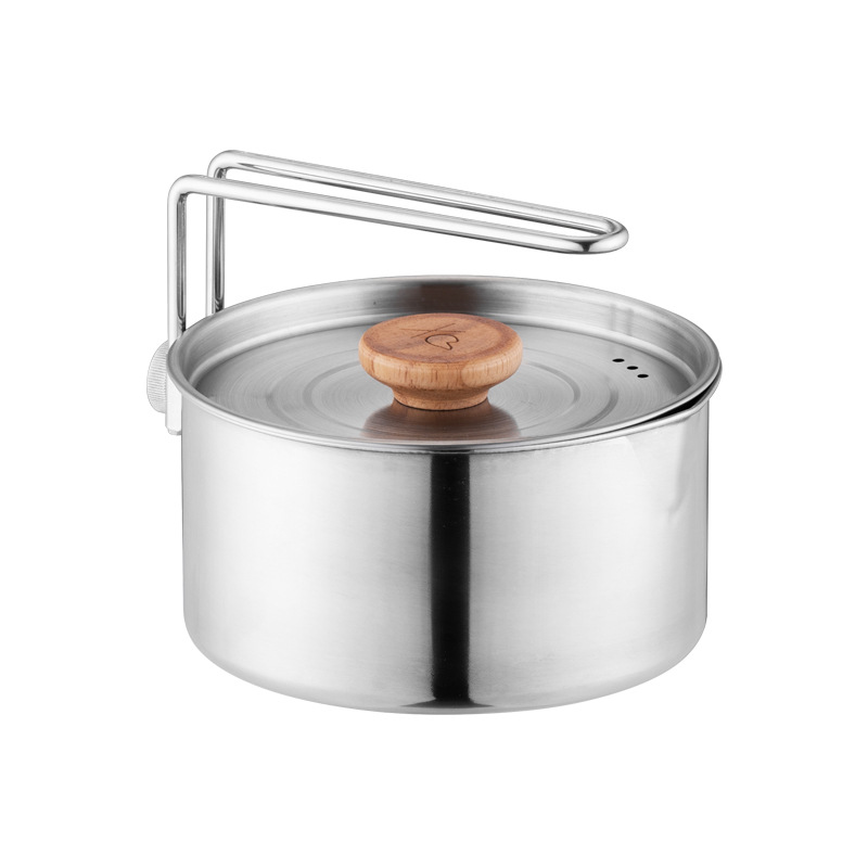 Camping Cooking Cup - STARCAMP 1000ml Camping Cup Stainless Steel
