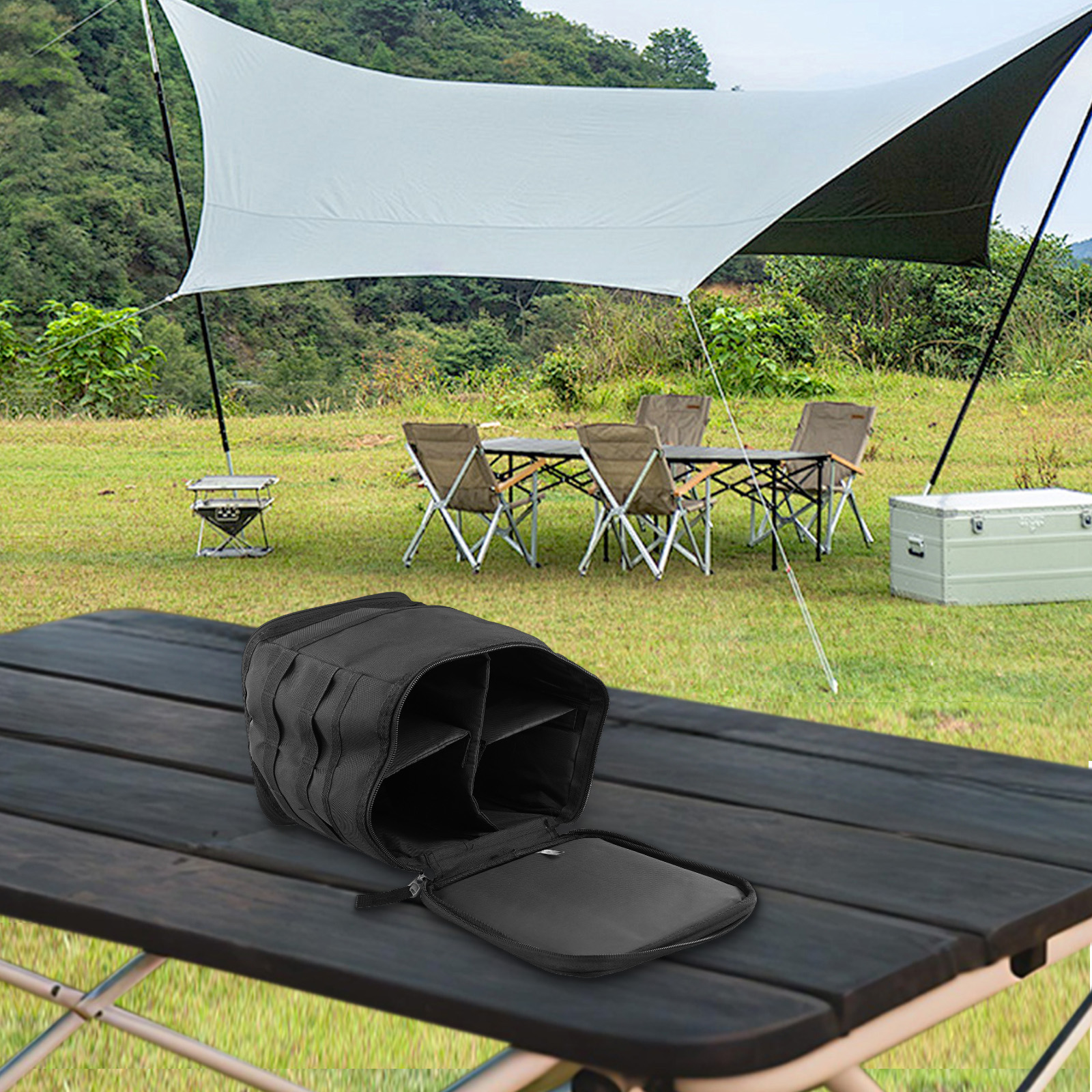 Camping Cooking Canister - Spacious Camping Gear Bag Perfect for