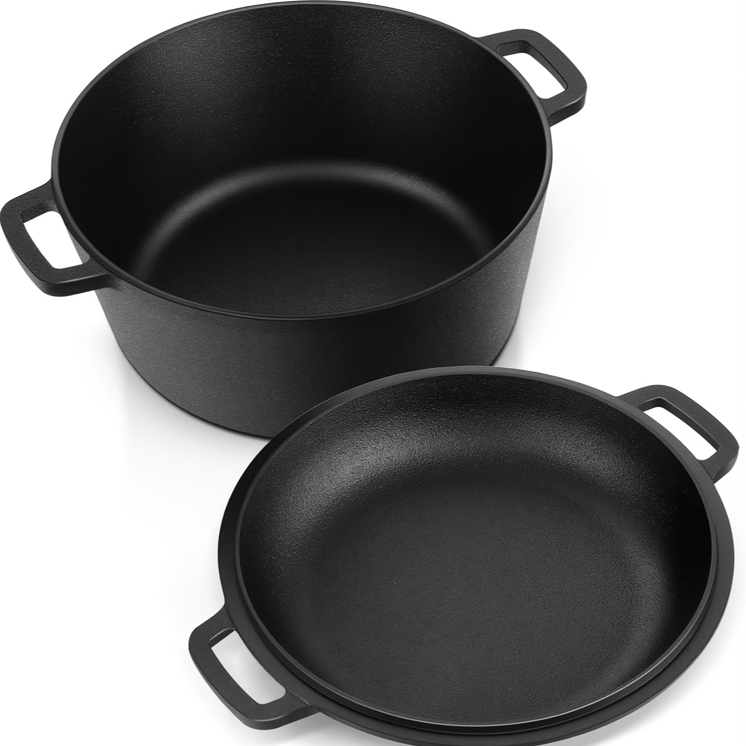 Camping Cooking Ovens - us5 QT Cast Iron Dutch Oven