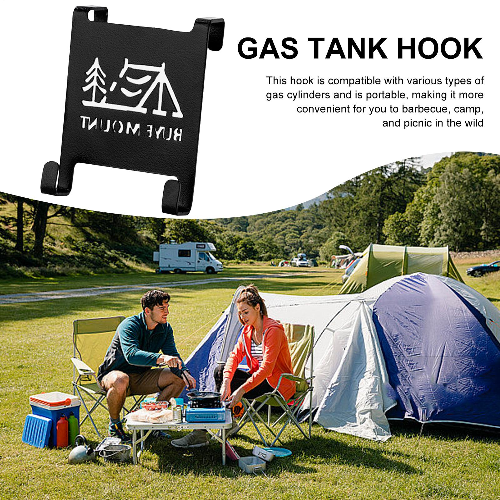 Camping Cooking Canister - Portable Camping Stove Tank Hook Gas