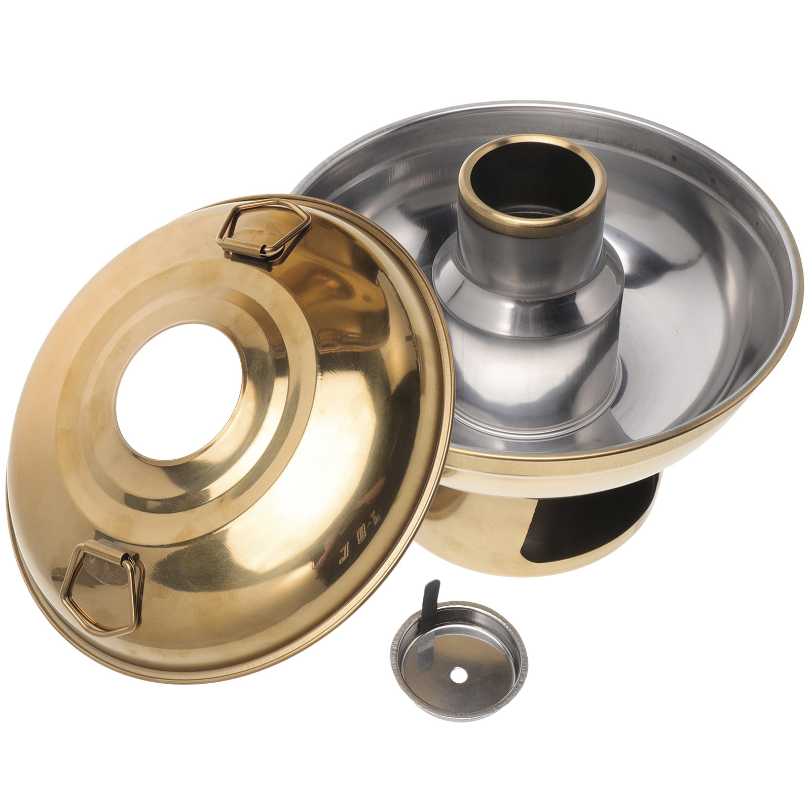 Camping Double Cooking Stove - Portable Hot Pot Stainless Steel Double