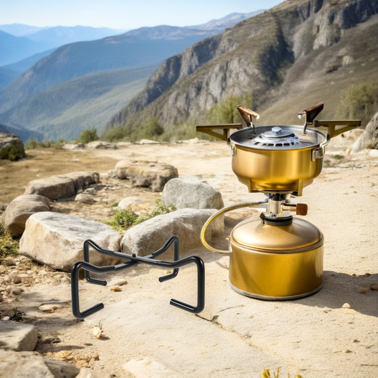 Camping Cooking Ovens - Cast Iron Folding Dutch Oven Lid