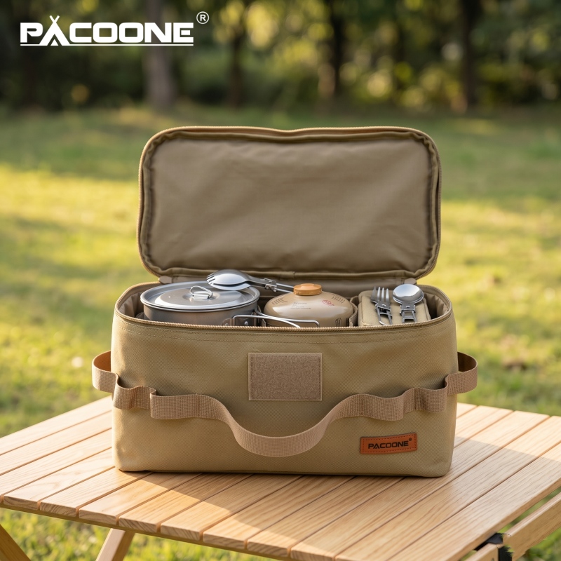 PACOONE Portable Camping Stora - Camping Cooking Set With Bag のレビューと価格