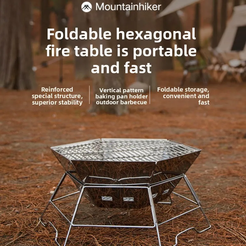 MOUNDAINHIKER Camping BBQ Port - Camping Cooking Fire Pit のレビューと価格