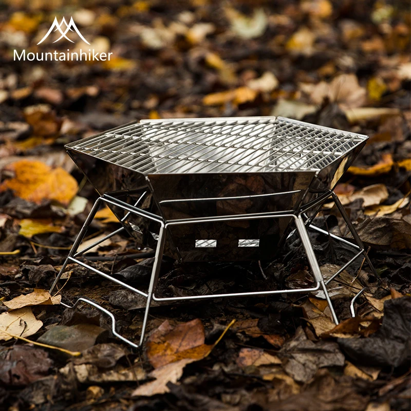 MOUNDAINHIKER Camping BBQ Port - Camping Cooking Fire Pit のレビューと価格