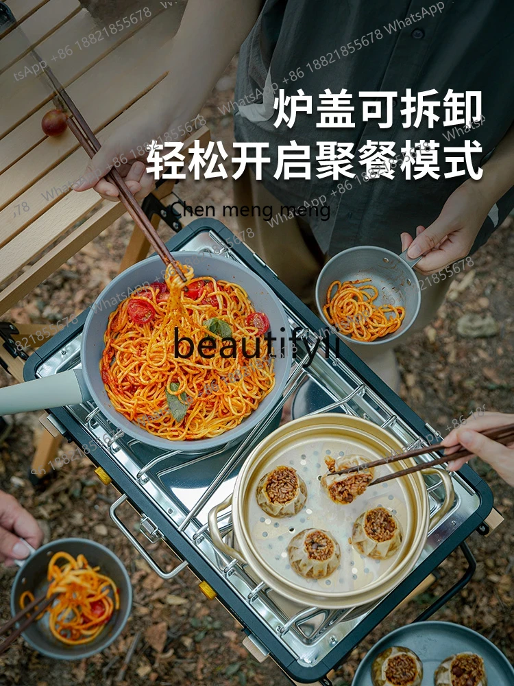 Z189 Double Head Gas Grill Coo - Camping Double Cooking Stove のレビューと価格