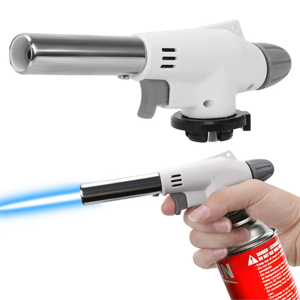 Portable Metal Flame Gun Butan - Camping Cooking Torch のレビューと価格