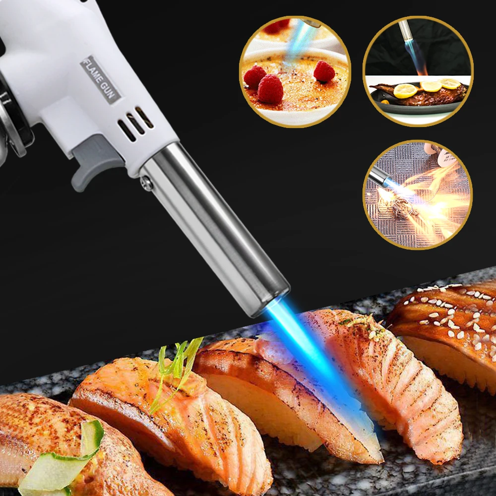 Portable Metal Flame Gun Butan - Camping Cooking Torch のレビューと価格