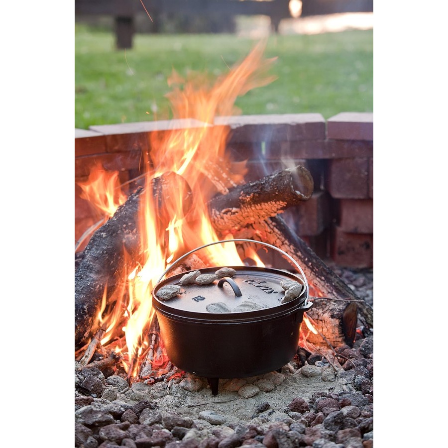 8 Quart Pre-Seasoned Cast Iron - Camping Cooking Ovens のレビューと価格