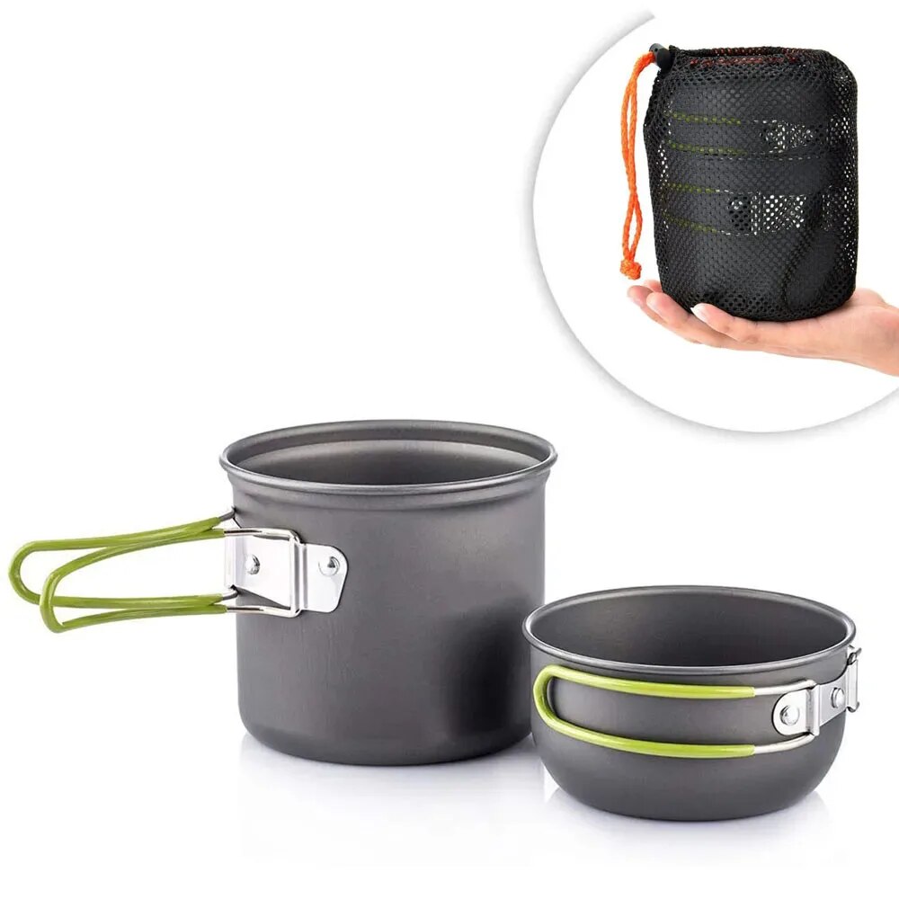 Camping Cookware Mess Kit Ultr - Camping Cooking Can のレビューと価格