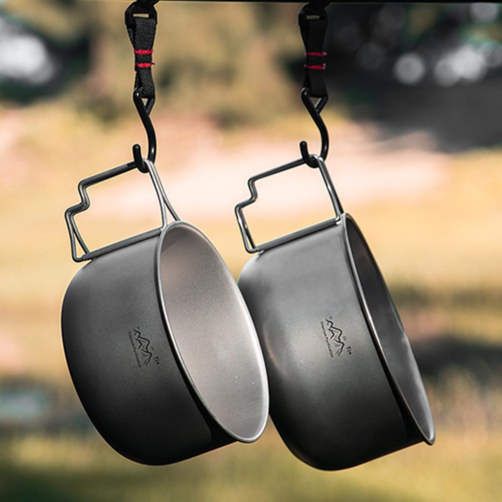 Ultralight Titanium Camping Po - Camping Cooking Cylinder のレビューと価格