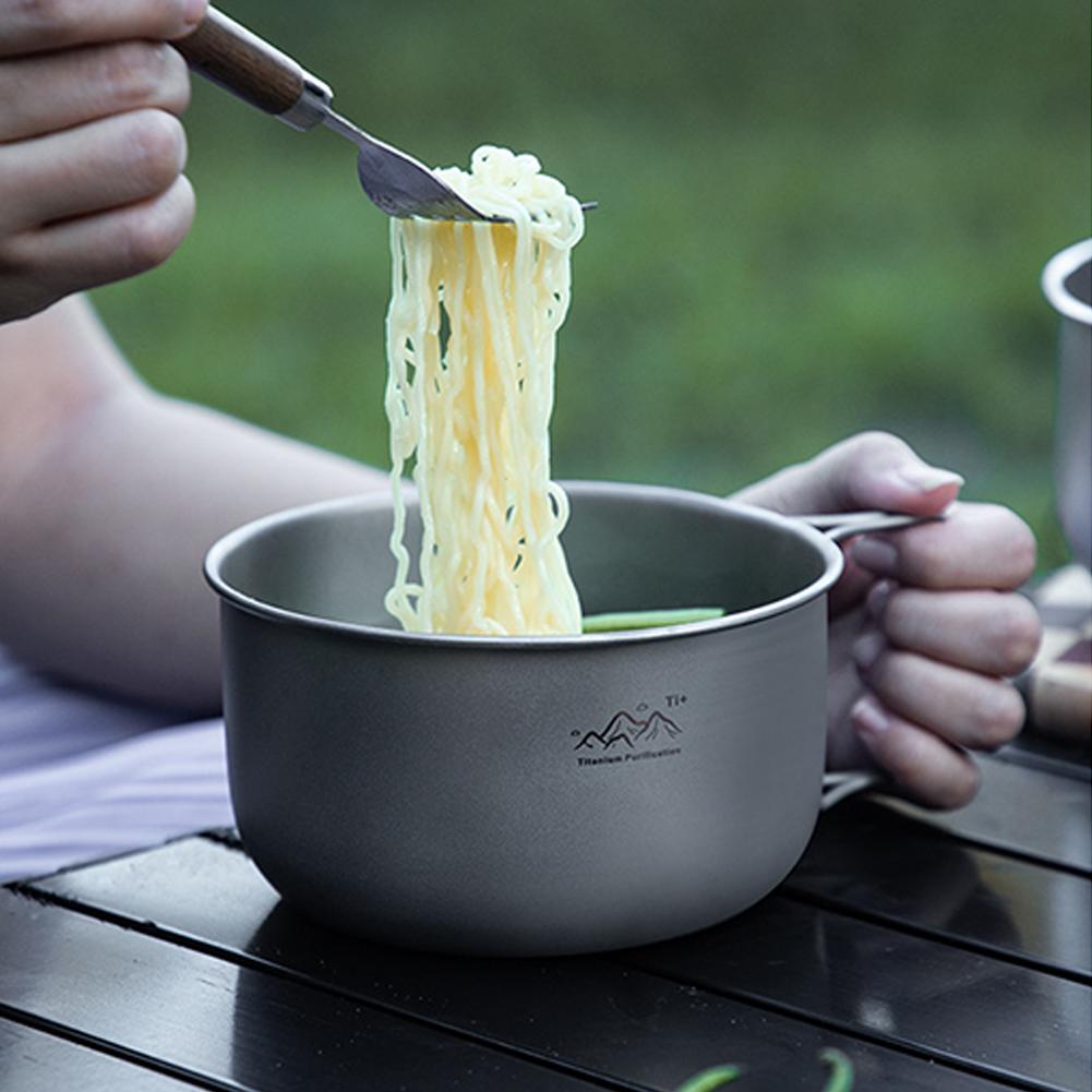 Ultralight Titanium Camping Po - Camping Cooking Cylinder のレビューと価格
