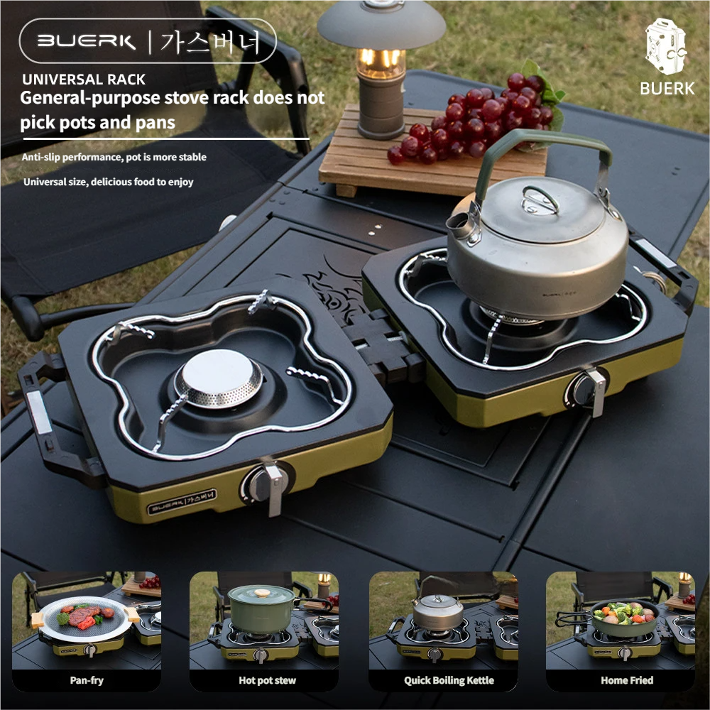 Double Head Stove Dual Burner  - Camping Double Cooking Stove のレビューと価格