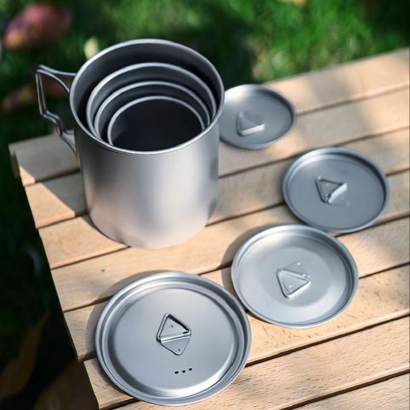 New Camping Titanium Cups 300m - Camping Cooking Cup のレビューと価格