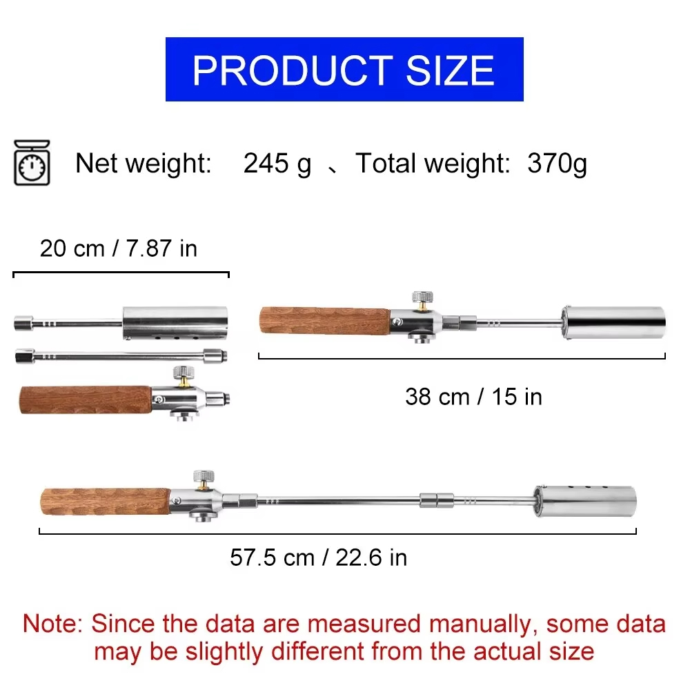 Detachable 3-Section Adjustabl - Camping Cooking Torch のレビューと価格