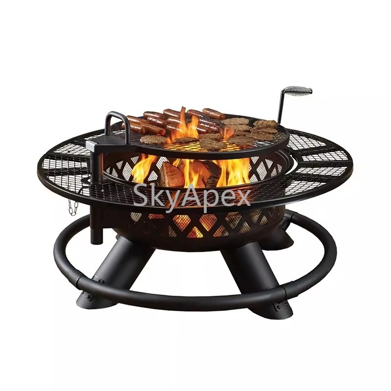 Heavy Duty Outdoor Metal BBQ G - Camping Cooking Fire Pit のレビューと価格