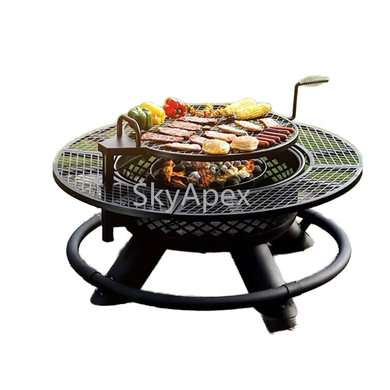 Heavy Duty Outdoor Metal BBQ G - Camping Cooking Fire Pit のレビューと価格