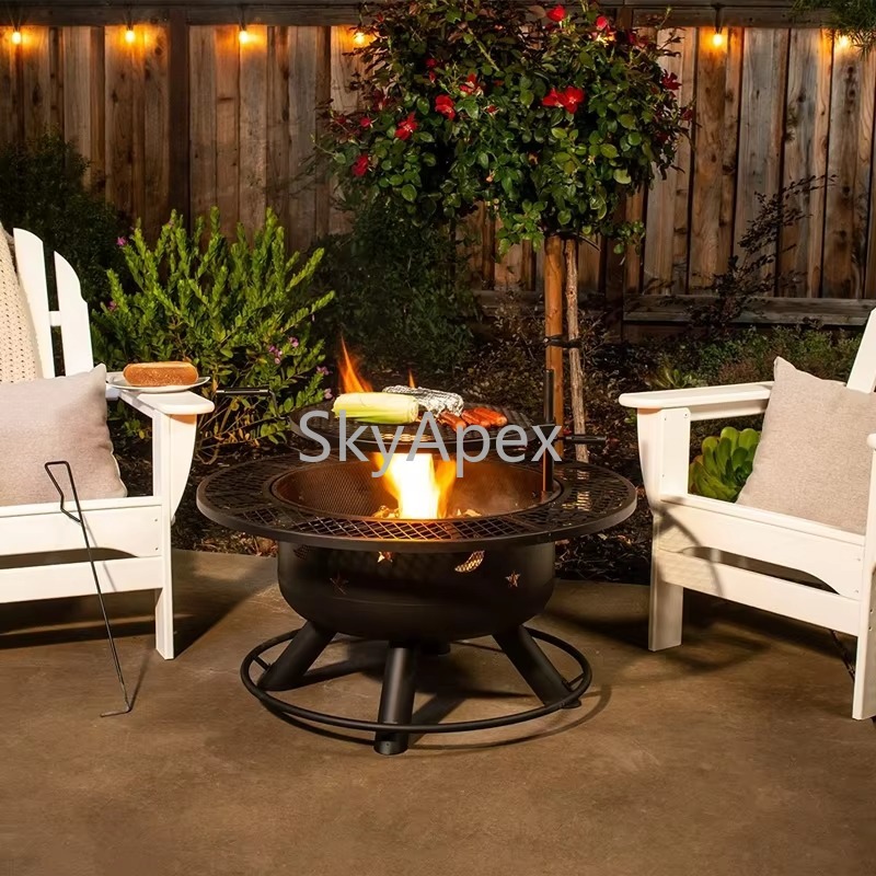 Heavy Duty Outdoor Metal BBQ G - Camping Cooking Fire Pit のレビューと価格