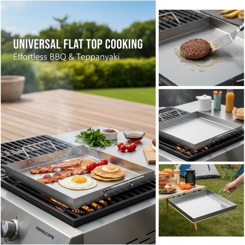 Universal Flat Top Griddle 18x - Camping Cooking Gas のレビューと価格