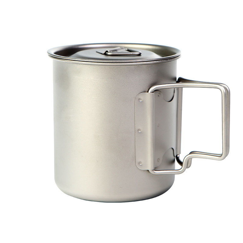 Camping Titanium Cups 450ml 55 - Camping Cooking Cup のレビューと価格
