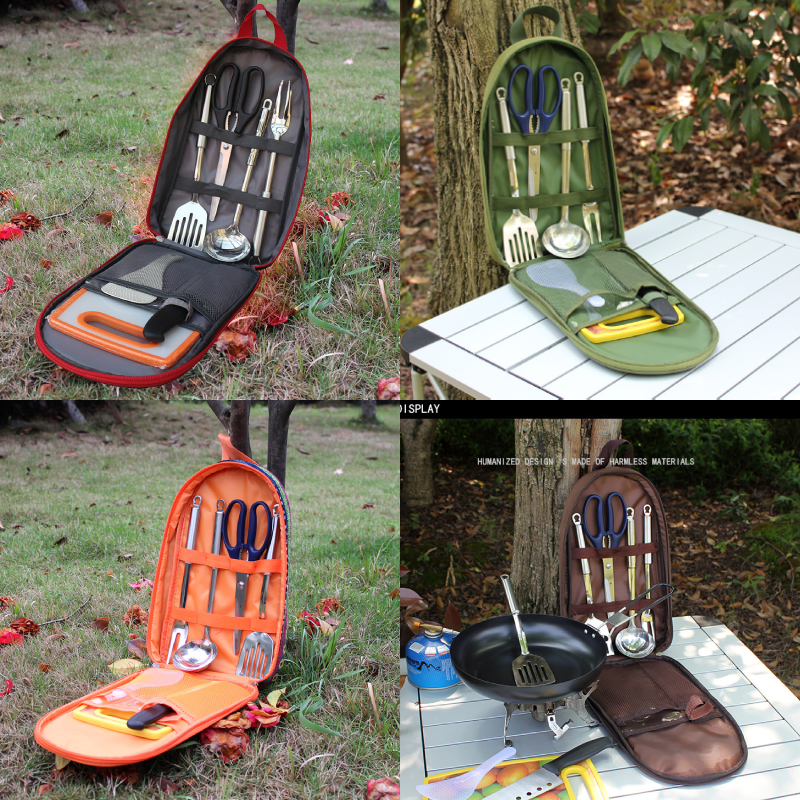 7pcs Camping Kitchen Utensil S - Camping Cooking Set With Bag のレビューと価格