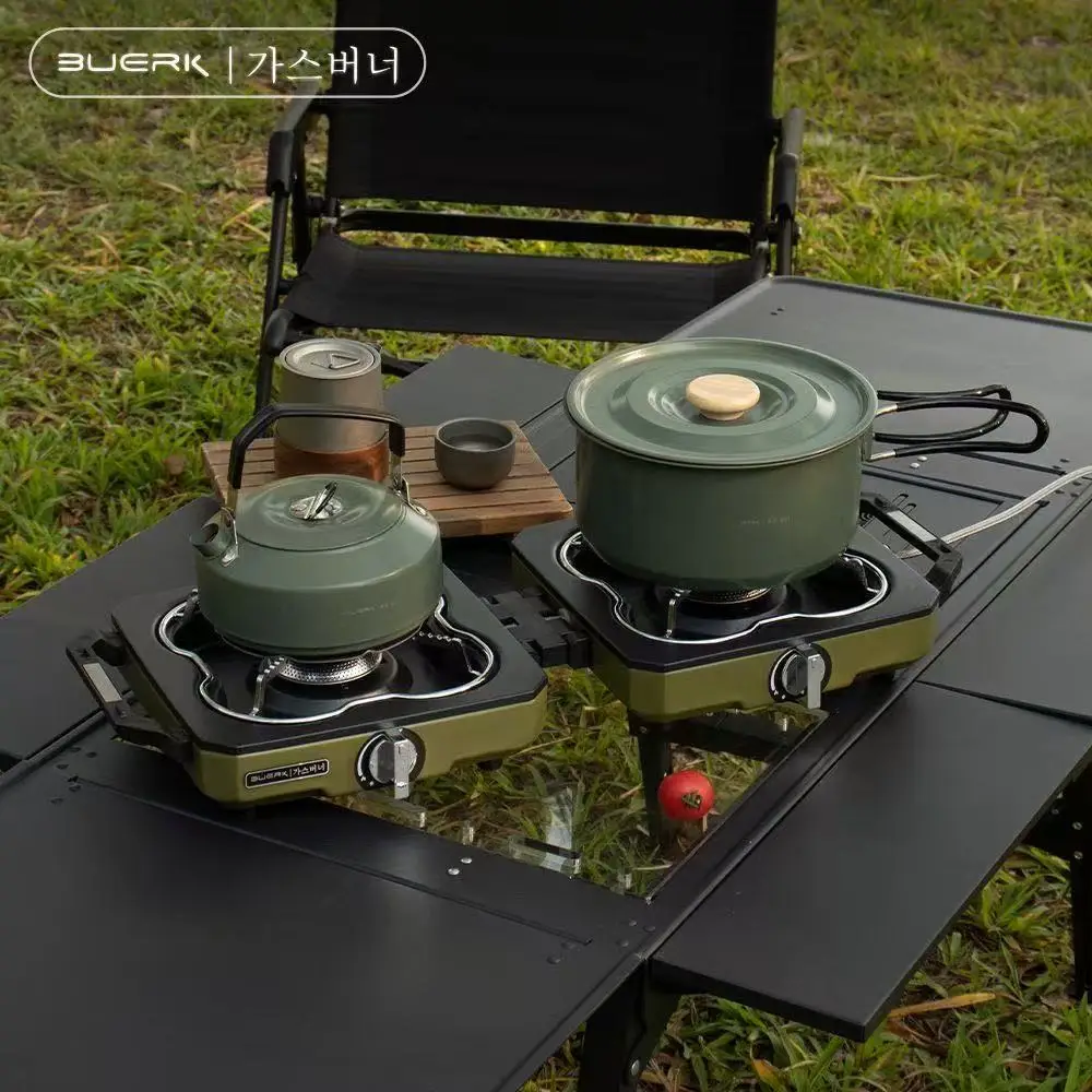 BUERK Camping Stove Double Bur - Camping Double Cooking Stove のレビューと価格