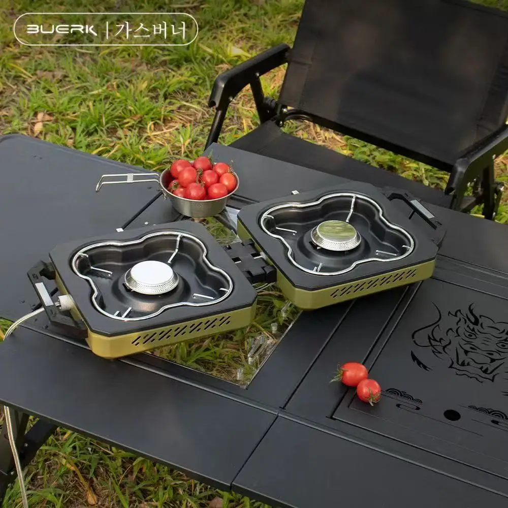 BUERK Camping Stove Double Bur - Camping Double Cooking Stove のレビューと価格
