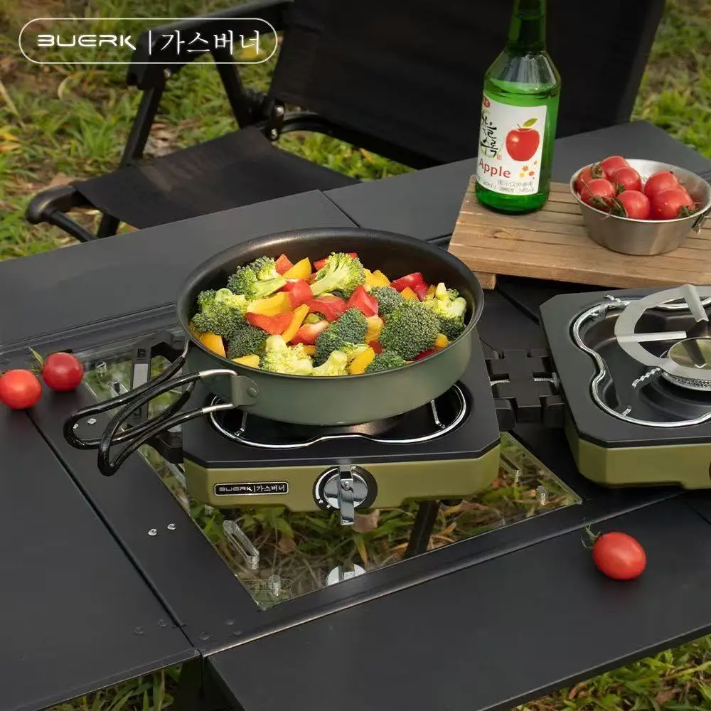 BUERK Camping Stove Double Bur - Camping Double Cooking Stove のレビューと価格