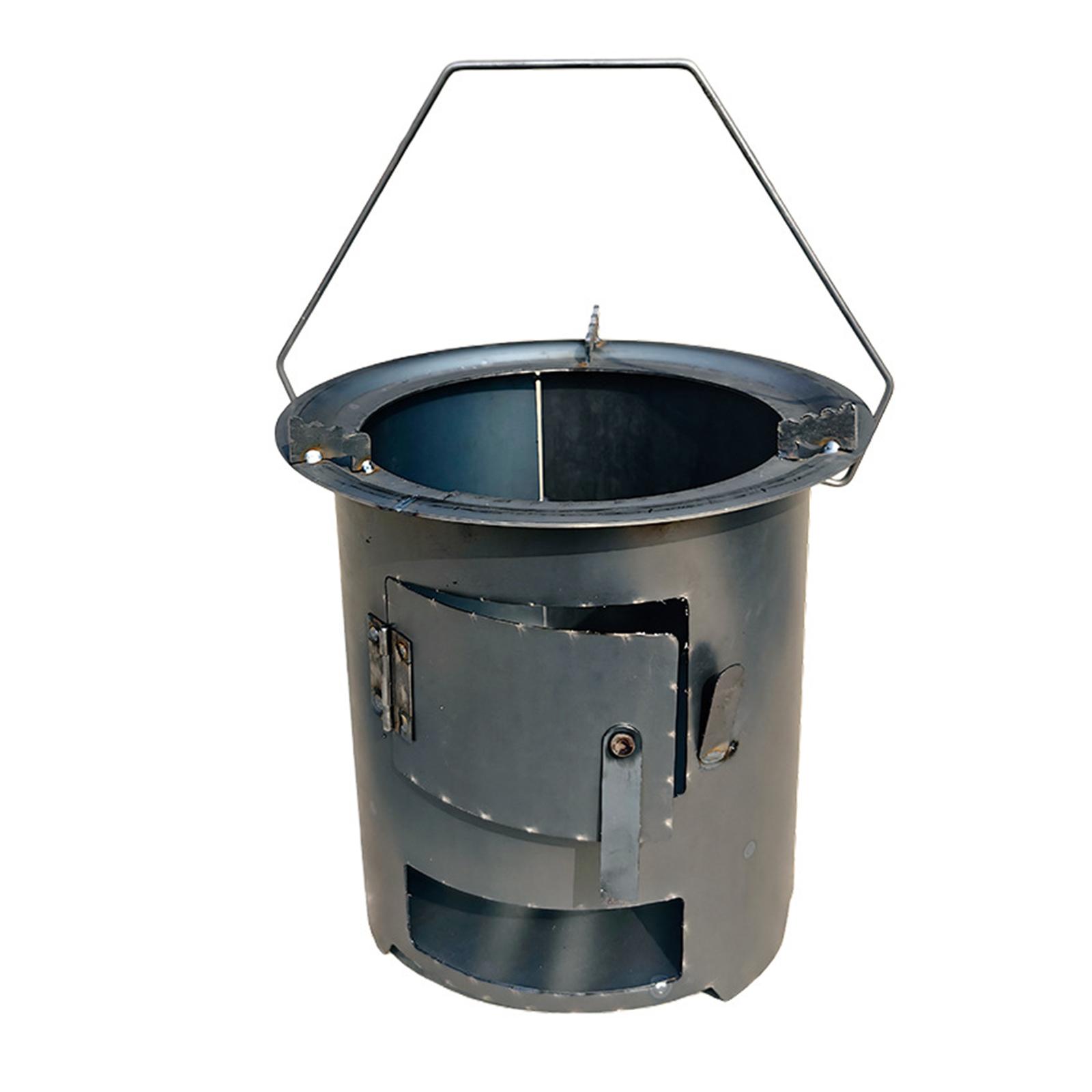 Camping Wood Stove Folding Iro - Camping Cooking Fire Pit のレビューと価格