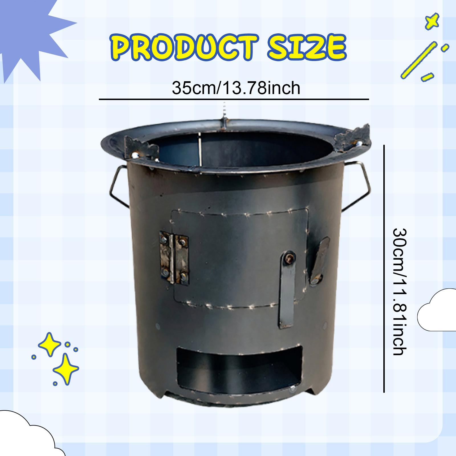 Camping Wood Stove Folding Iro - Camping Cooking Fire Pit のレビューと価格