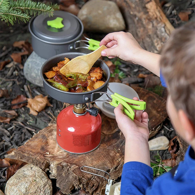 Portable Durable Camping Cookw - Camping Cooking Set With Bag のレビューと価格