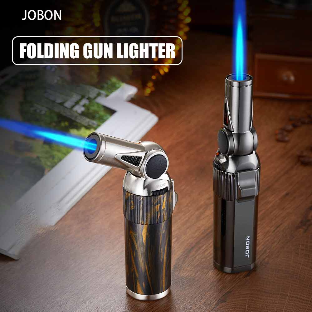 Folding Gun Lighter One Key Lo - Camping Cooking Torch のレビューと価格