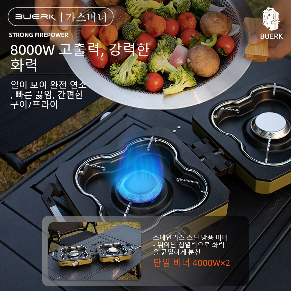 Camping Stove Double Burner Po - Camping Double Cooking Stove のレビューと価格