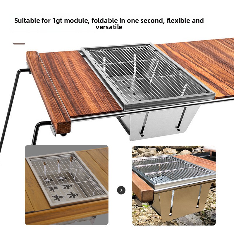 IGT Outdoor Camping Foldable S - Camping Cooking Fire Pit のレビューと価格