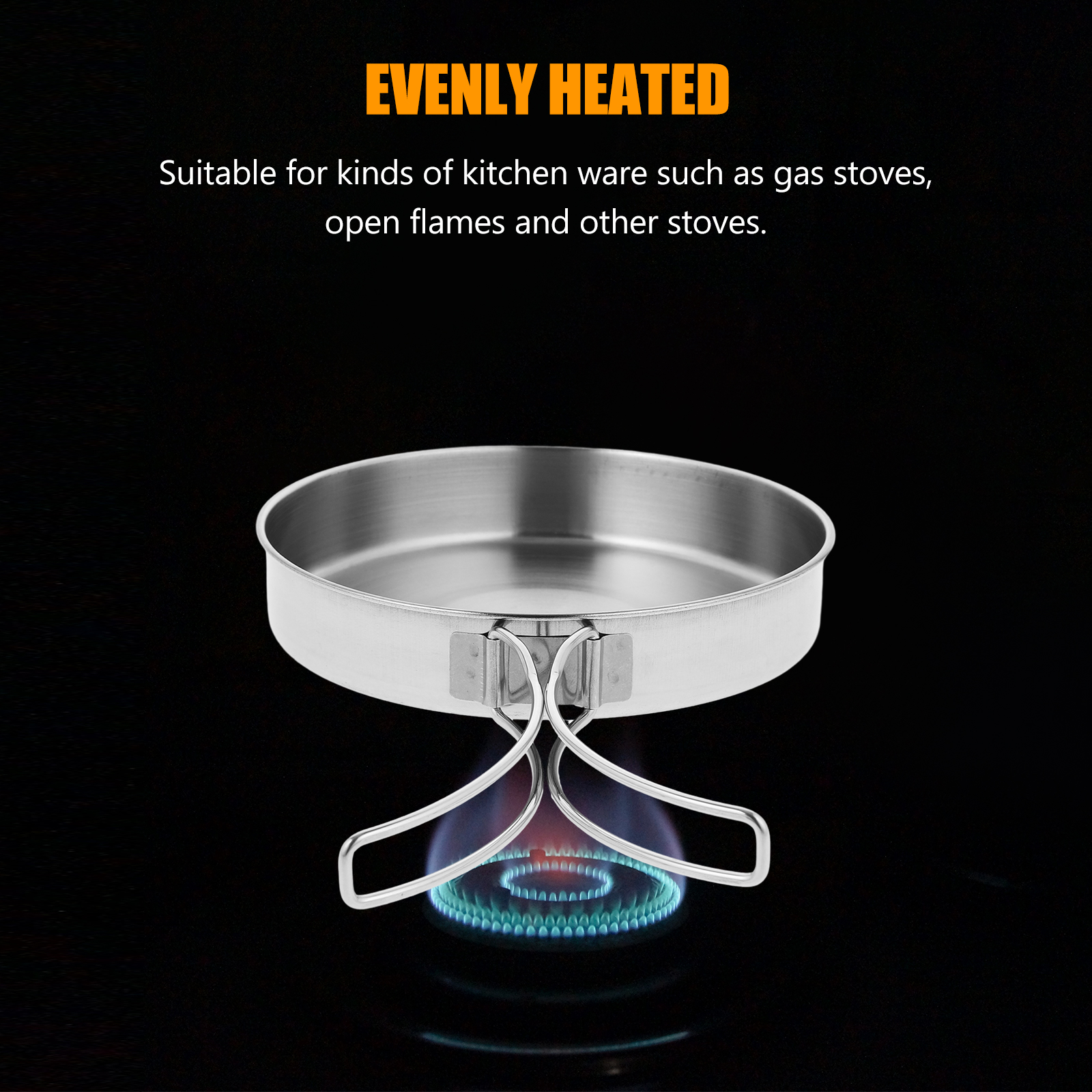Portable Frying Pan Stainless  - Camping Cooking Cylinder のレビューと価格