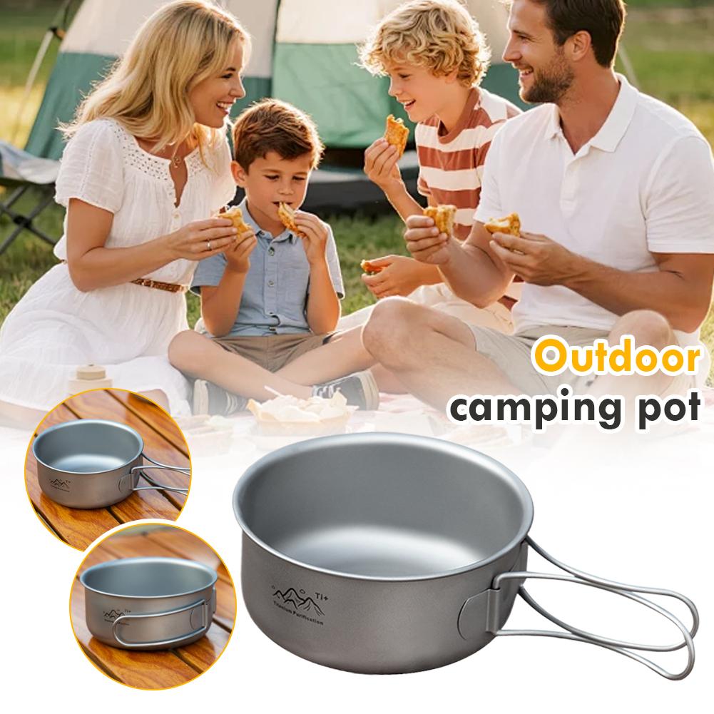 Titanium Foldable Camping Pot  - Camping Cooking Cylinder のレビューと価格