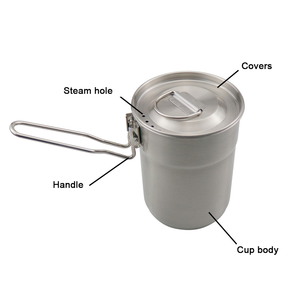 Camping Cup Stainless Steel Co - Camping Cooking Cup のレビューと価格