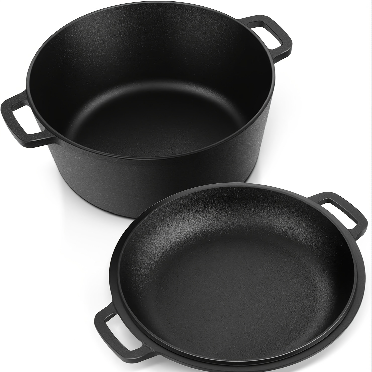us5 QT Cast Iron Dutch Oven Po - Camping Cooking Ovens のレビューと価格