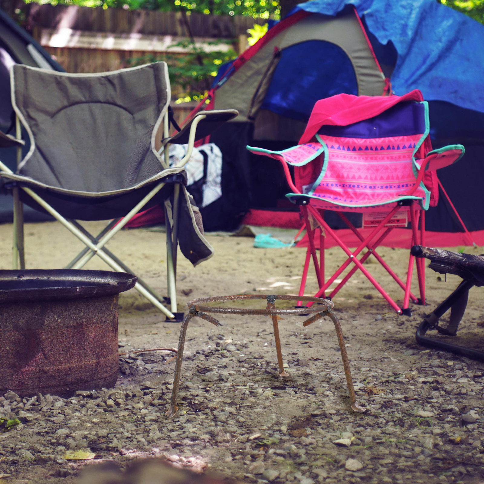 Pot Stand Rebar Durable Lightw - Camping Cooking Fire Pit のレビューと価格