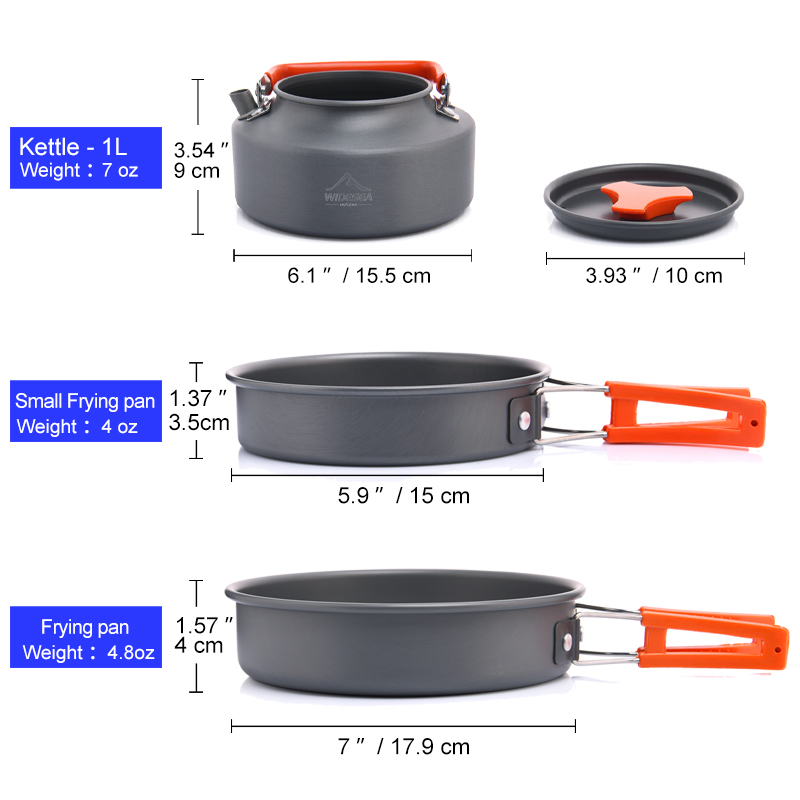 Widesea Camping Outdoor Cookwa - Camping Cooking Cylinder のレビューと価格