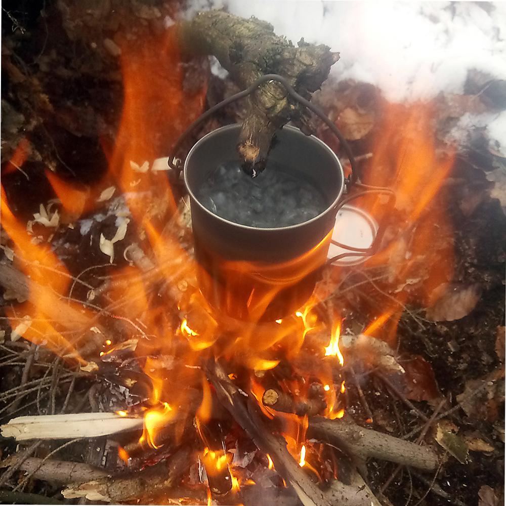Ultralight 750ml Titanium Pot  - Camping Cooking Cup のレビューと価格