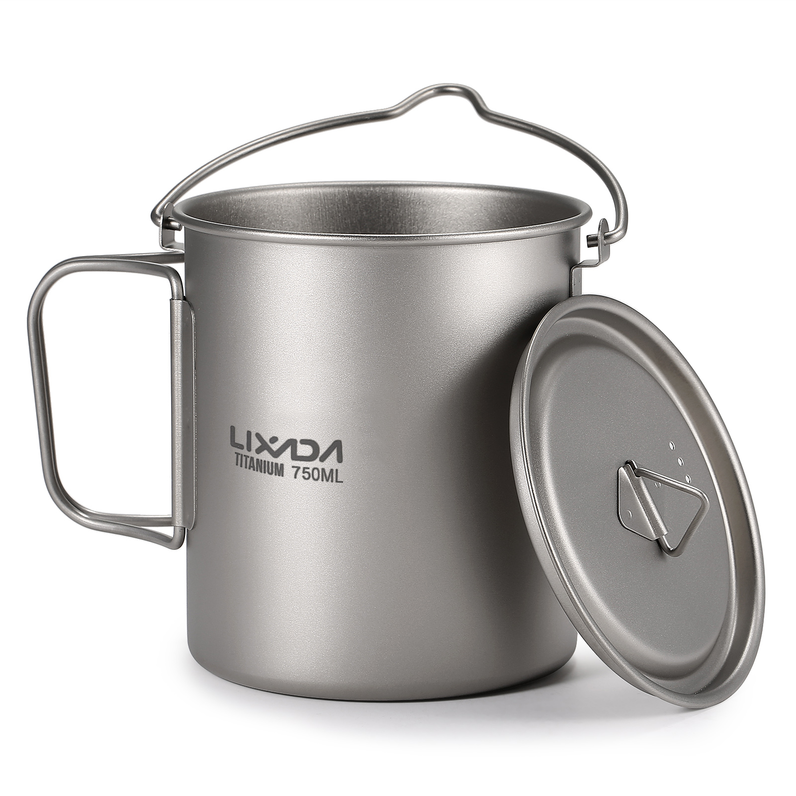 Ultralight 750ml Titanium Pot  - Camping Cooking Cup のレビューと価格