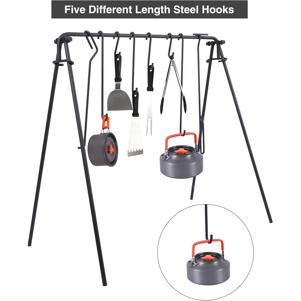 Adjustable Swing Hanging Campf - Camping Cooking Ovens のレビューと価格