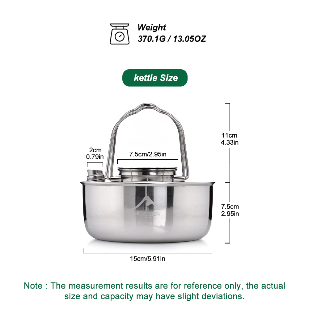 Widesea Camping Outdoor 1.7L S - Camping Cooking Cup のレビューと価格