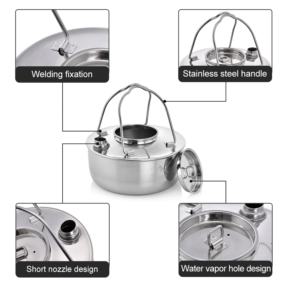 Widesea Camping Outdoor 1.7L S - Camping Cooking Cup のレビューと価格