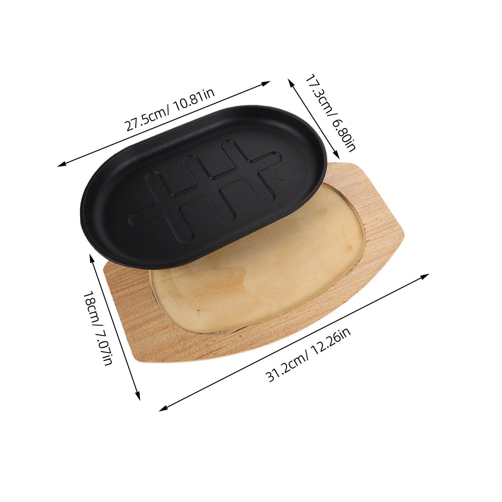 Cast Iron Sizzling Plate Pre-S - Camping Cooking Ovens のレビューと価格
