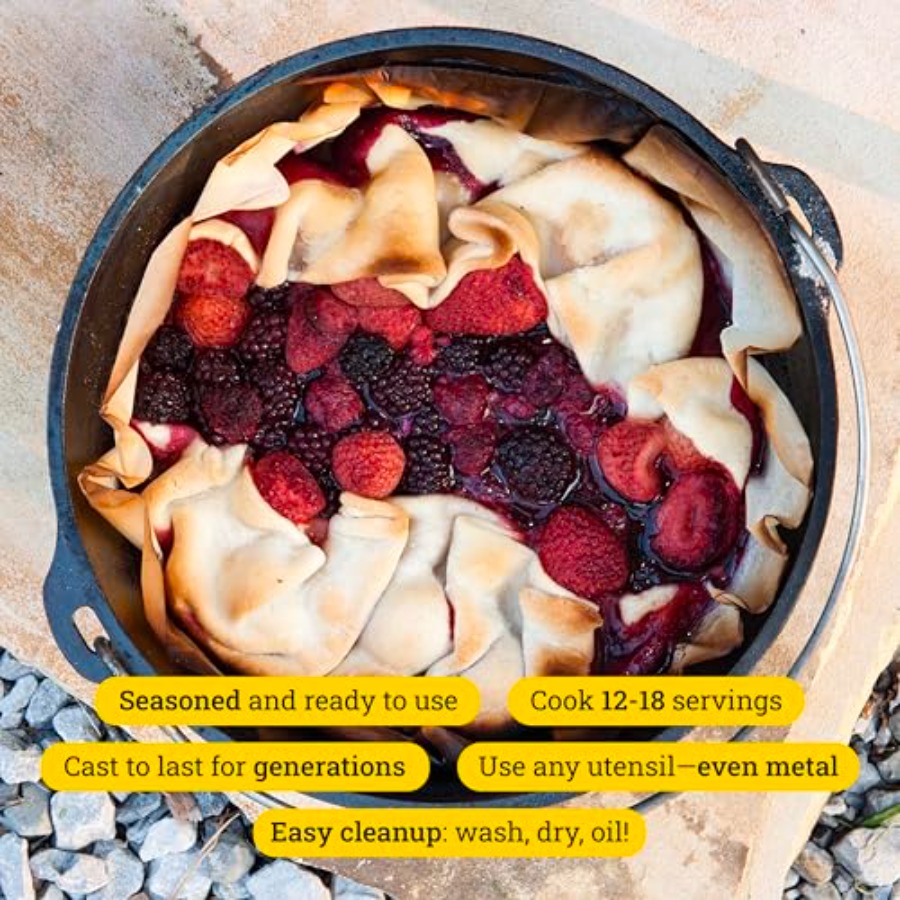 6Quart PreSeasoned Cast Iron C - Camping Cooking Ovens のレビューと価格