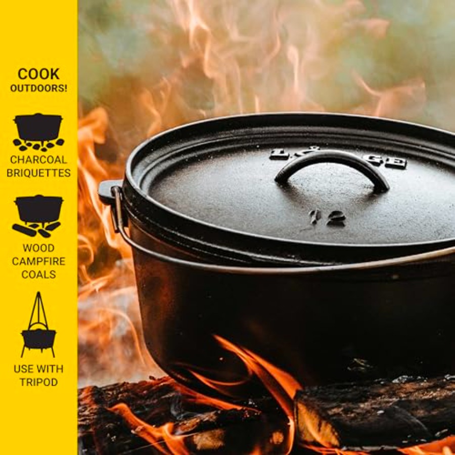 6Quart PreSeasoned Cast Iron C - Camping Cooking Ovens のレビューと価格