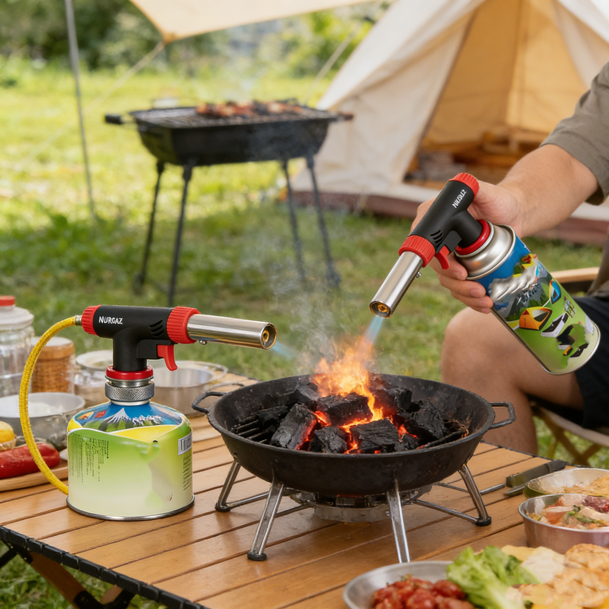Camping Baking Barbecue Gas To - Camping Cooking Torch のレビューと価格