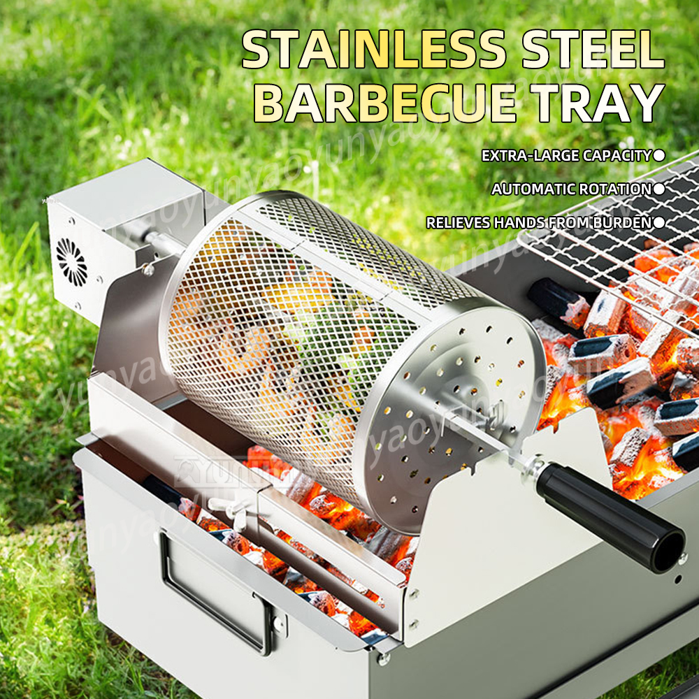 Round Grill Basket Camping BBQ - Camping Cooking Cylinder のレビューと価格